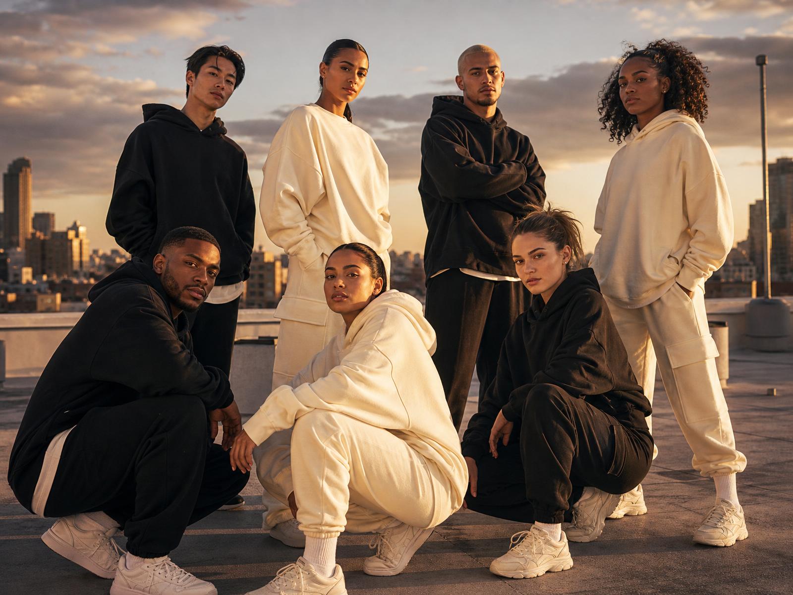 Fly Forever Academy ambassadors in premium streetwear